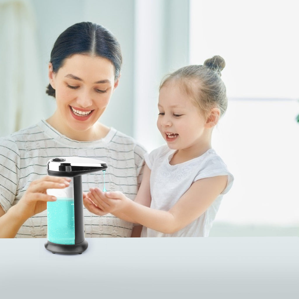 Automatic Touchless Soap Dispenser – 400ml Sensor Liquid Soap Pump with Adjustable Dispense
