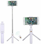 Selfie Stick Tripod with Wireless Remote – Adjustable Phone Stand for iPhone & Android