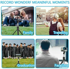 Selfie Stick Tripod with Wireless Remote – Adjustable Phone Stand for iPhone & Android