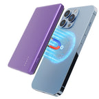 5000mAh Magnetic Wireless Power Bank – 20W Fast Charging, Slim Portable Charger