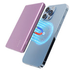 5000mAh Magnetic Wireless Power Bank – 20W Fast Charging, Slim Portable Charger