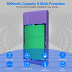 5000mAh Magnetic Wireless Power Bank – 20W Fast Charging, Slim Portable Charger
