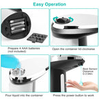 Automatic Touchless Soap Dispenser – 400ml Sensor Liquid Soap Pump with Adjustable Dispense