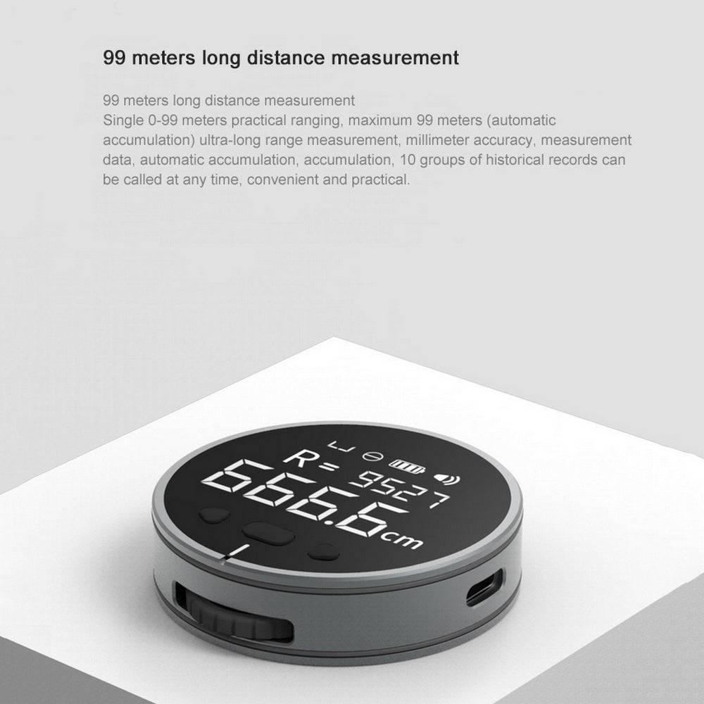 Electronic Digital Measuring Tape LCD Screen – High Precision Distance Ruler Tool