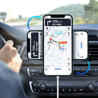 Magnetic Wireless Charger Car Mount Holder For 12 13 14 Pro Max MagSafe
