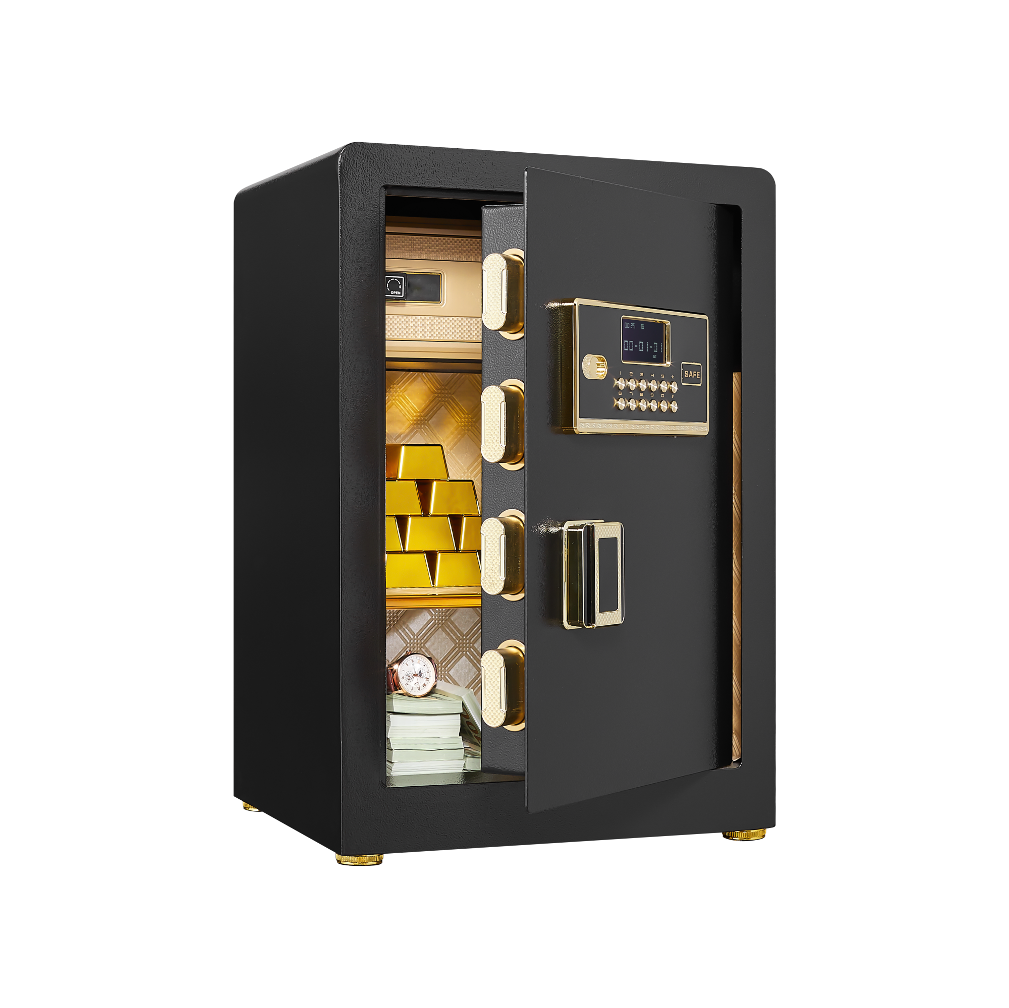Digital Security Safe Box – Electronic Keypad Safe for Cash, Documents & Valuables