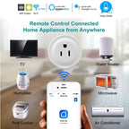 Smart Home WiFi Plug - Voice Control Outlet with Timer Function