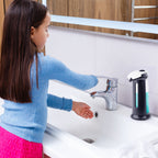 Automatic Touchless Soap Dispenser – 400ml Sensor Liquid Soap Pump with Adjustable Dispense