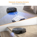 Smart Robot Vacuum Cleaner – Ultra-Slim 1800Pa Strong Suction with App Control & Auto Charging